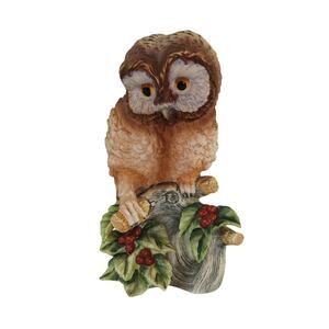 Vintage Porcelain Andrea by Sadek Elf Owl on Branch
